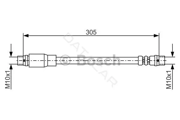 Тормозные шланги BOSCH 1987476171