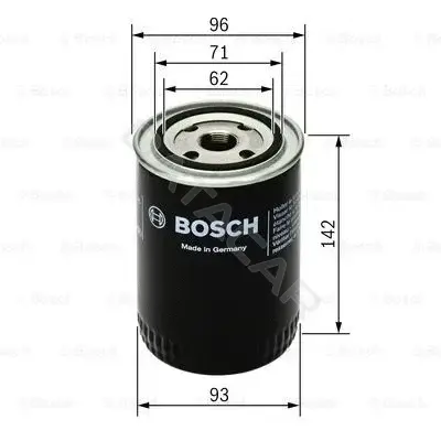 Масляный фильтр BOSCH F026407053