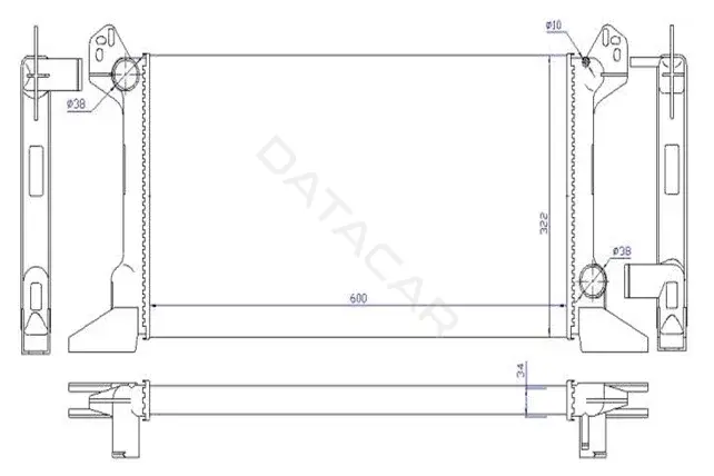 Радиатор охлаждения STELLOX 10-25252-SX