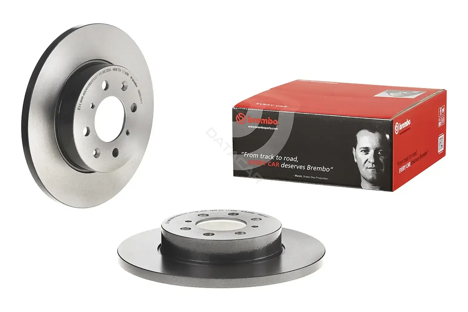 Тормозные диски BREMBO 08.6918.11