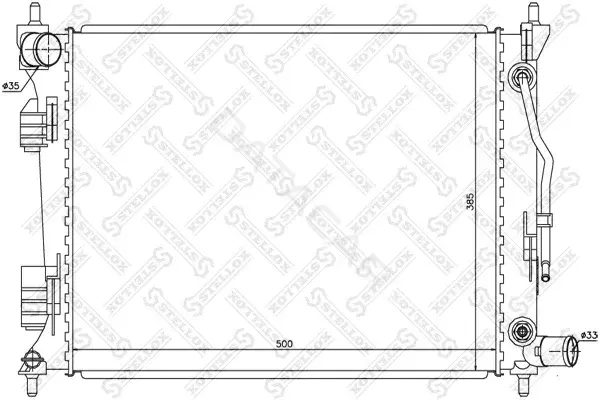 Радиатор охлаждения STELLOX 10-26518-SX