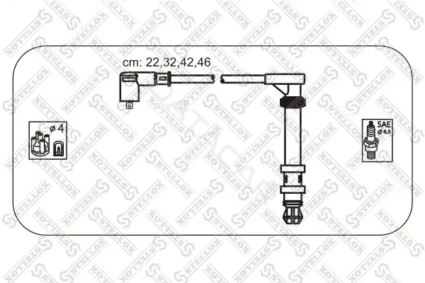 Высоковольтные провода STELLOX 10-38133-SX