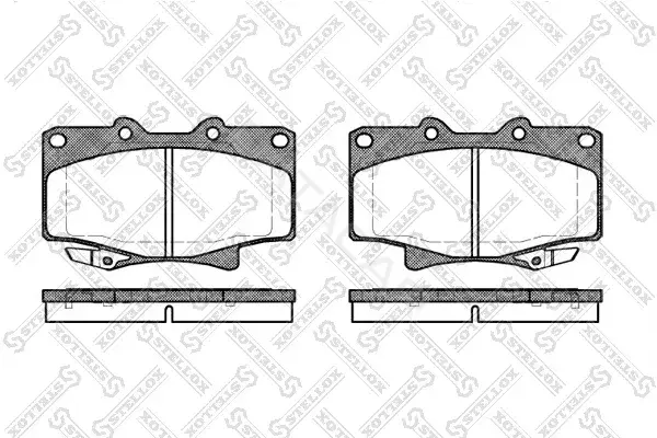 Тормозные колодки STELLOX 440004-SX