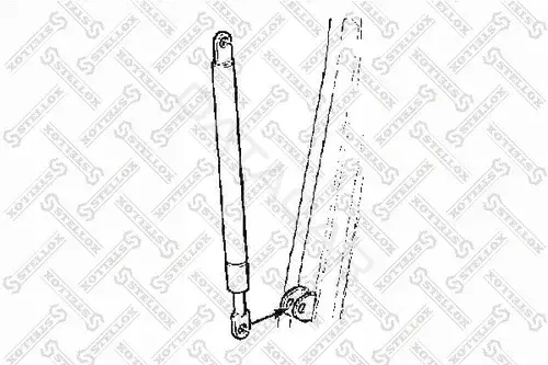 Амортизатор крышки багажника, капота, заднего стекла STELLOX 87-02314-SX