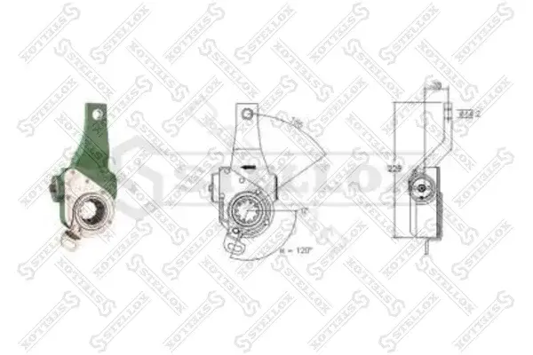 Ремкомплект тормозных колодок STELLOX 85-04113-SX