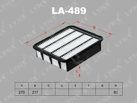 Воздушный фильтр LYNXAUTO LA-489