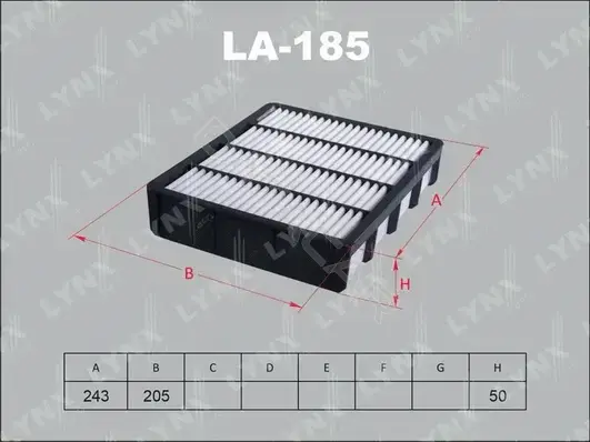 Воздушный фильтр LYNXAUTO LA-185