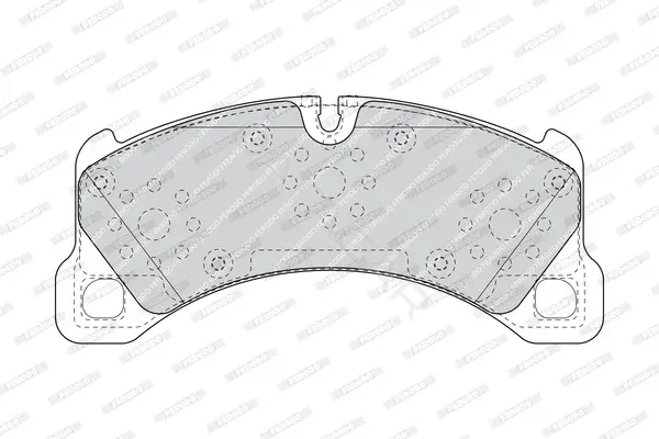 Тормозные колодки FERODO FDB4717