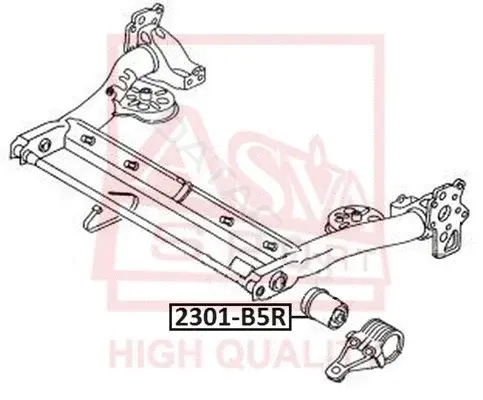 Сайлентблок рычага ASVA 2301-B5R