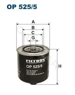 Масляный фильтр FILTRON OP525/5