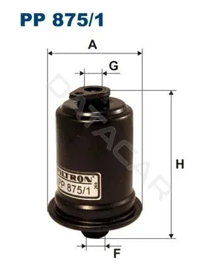 Топливный фильтр FILTRON PP875/1