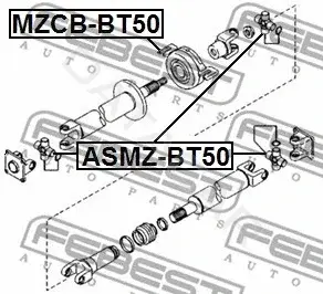 Муфта кардана FEBEST ASMZ-BT50