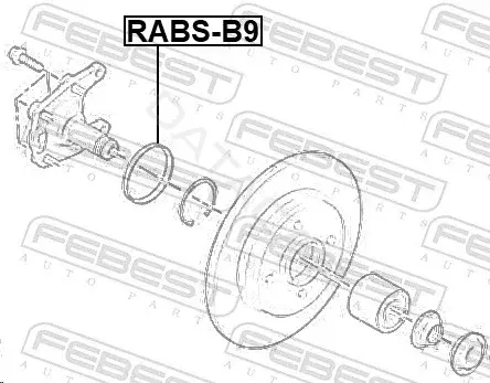 Кольцо АБС FEBEST RABS-B9
