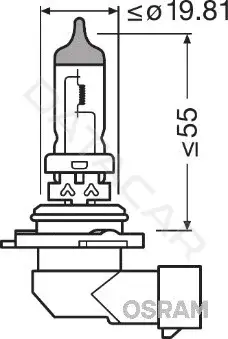 Лампочки OSRAM 9006FBR-HCB
