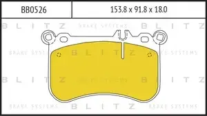 Тормозные колодки BLITZ BB0526