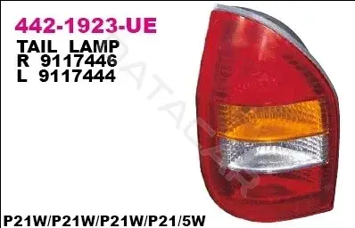 Задние фонари DEPO 442-1923R-UE
