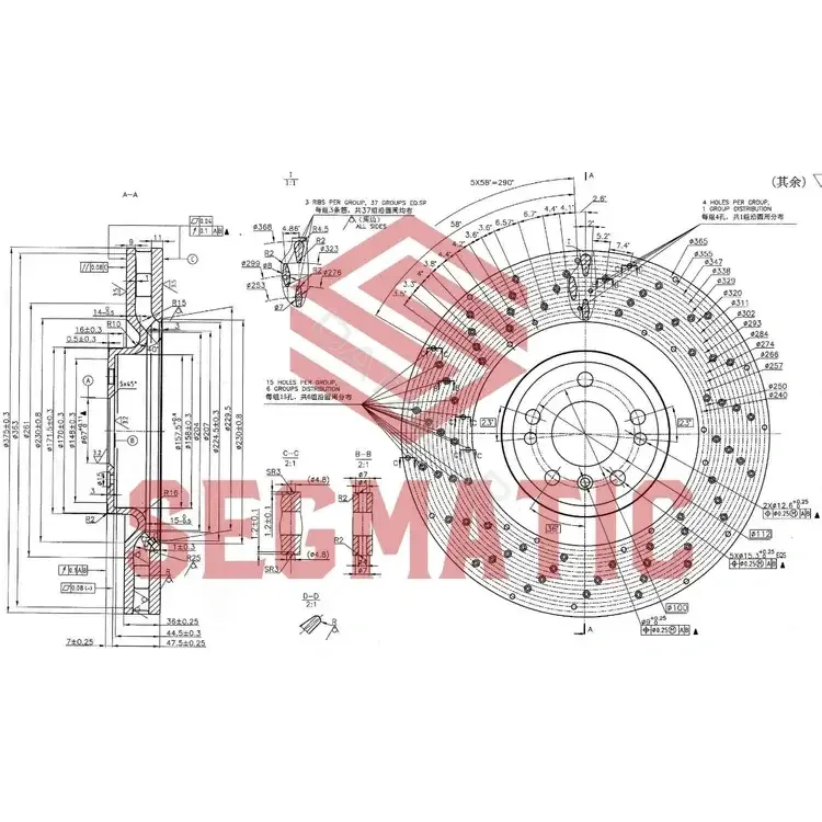 Тормозные диски SEGMATIC SBD30093226