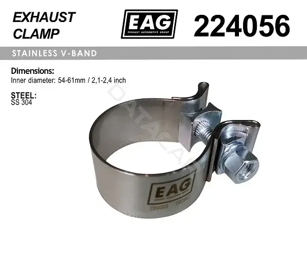 Хомут глушителя EAG 224056