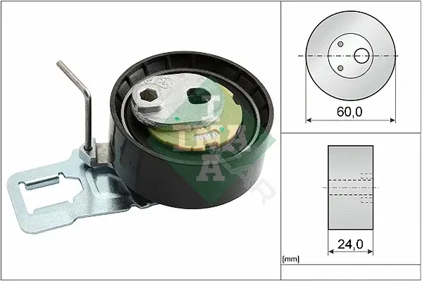 Натяжной ролик ГРМ INA 531082910