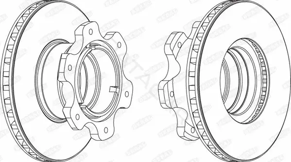 Тормозные диски BERAL BCR208A