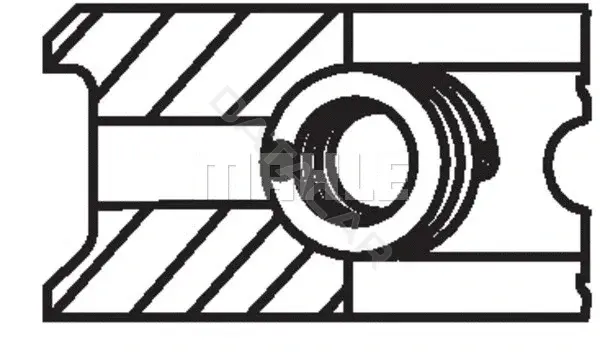 Кольца поршневые KNECHT/MAHLE 00426N0