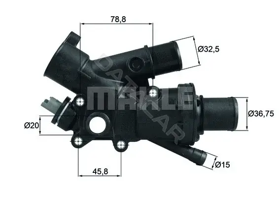 Термостат KNECHT/MAHLE TH4383