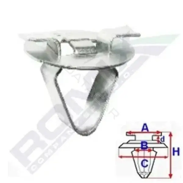 Клипсы, фиксаторы, зажимы ROMIX A82033
