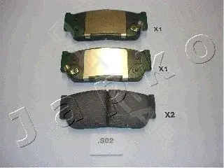 Тормозные колодки JAPKO 51S02