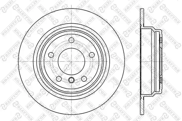 Тормозные диски STELLOX 6020-1537-SX
