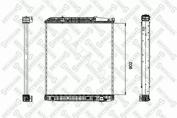 Радиатор охлаждения STELLOX 81-03307-SX