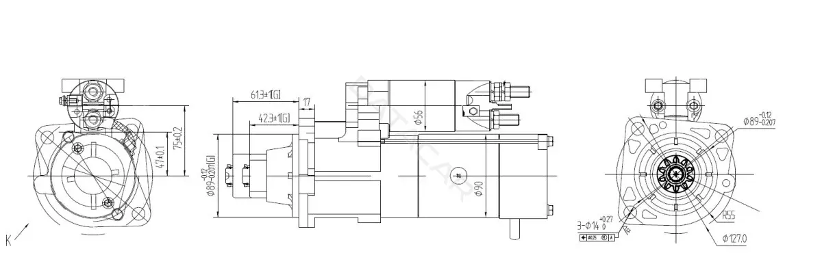 Стартер STELLOX 88-02003-SX