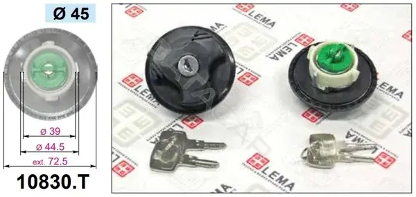Крышка топливного бака LEMA 10830.T