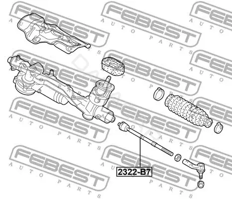Рулевая тяга FEBEST 2322-B7