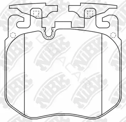 Тормозные колодки NiBK PN0735