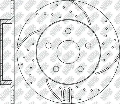 Тормозные диски NiBK RN1517DSET