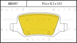 Тормозные колодки BLITZ BB0497