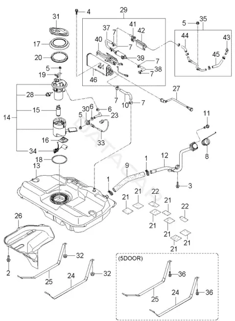 Болт подвески HYUNDAI/KIA/MOBIS 1125110253