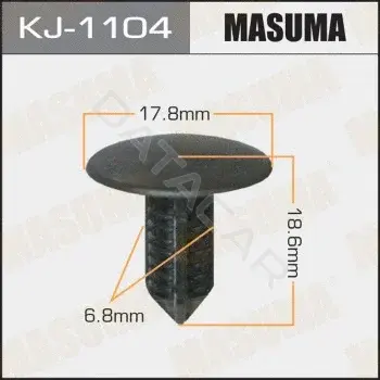 Клипсы, фиксаторы, зажимы MASUMA KJ1104