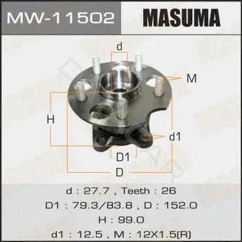Подшипник ступицы MASUMA MW-11502