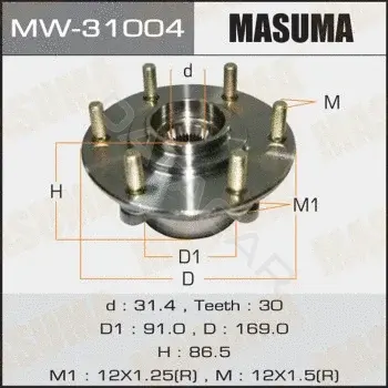 Подшипник ступицы MASUMA MW-31004