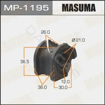 Втулки стабилизатора MASUMA MP-1195