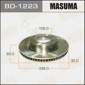 Тормозные диски MASUMA BD-1223
