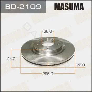 Тормозные диски MASUMA BD-2109