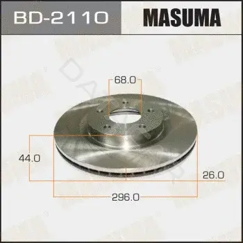 Тормозные диски MASUMA BD-2110