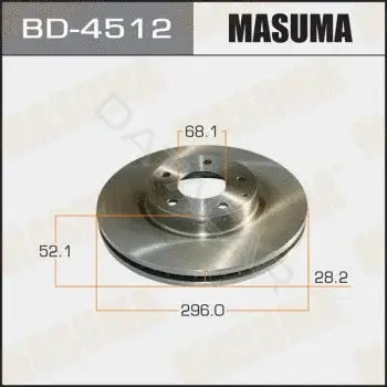 Тормозные диски MASUMA BD-4512