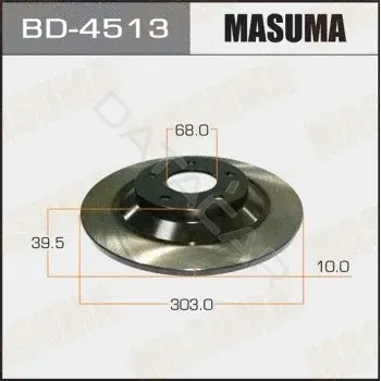 Тормозные диски MASUMA BD-4513