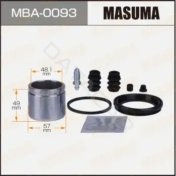 Ремкомплект суппорта MASUMA MBA-0093