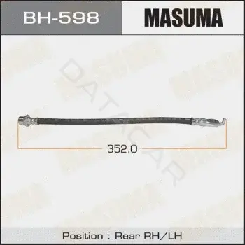 Тормозные шланги MASUMA BH-598