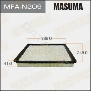 Воздушный фильтр MASUMA MFA-N209