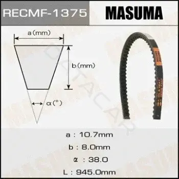 Ремень ручейковый MASUMA 1375